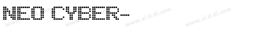neo cyber字体转换